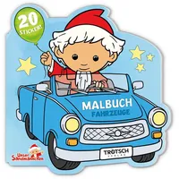 Trötsch Verlag Trötsch Unser Sandmännchen Mini-Malbuch mit Stickern Fahrzeuge