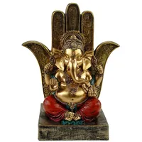 Kremers Schatzkiste Ganesha Figur 18 cm - Sitzende Skulptur