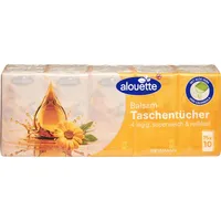 Alouette Taschentücher 4-lagig weiß, 15x 10 Tücher