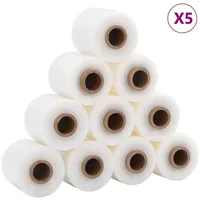VidaXL Stretchfolien 50 Stk. Transparent 23 μm 10 cm