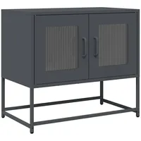 VidaXL TV-Schrank Anthrazit 68x39x60,5 cm Kaltgewalzter Stahl