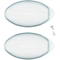 Vioks 2 Stk Lampenabdeckung 100x54mm Ersatz für Lampen Abdeckung