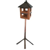 Conni Oberkircher's Vogelhaus massiv mit Ständer LxBxH: 30x30x54 cm