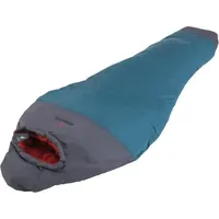 Robens Spire II -4°C Mumienschlafsack, 220x80x50cm, Reißverschluss links, blau/grau