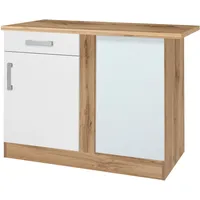 Kochstation Eckunterschrank »KS-Toronto, Breite 110 cm«, weiß