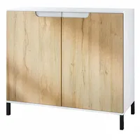 Vladon Kommode Sylt V3 (Moderner Küchenschrank, mit 2 großen