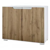 Vladon Kommode Sylt V3 (Moderner Küchenschrank, mit 2 großen