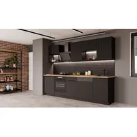 Küchen-Preisbombe Küche SIENA BASIC LOFT 280 cm Küchenzeile Küchenblock