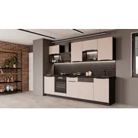 Küchen-Preisbombe Küche ARONA BASIC LOFT 280 Küchenzeile Küchenblock Einbauküche