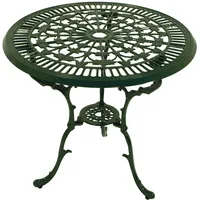 FRG Tisch Jugendstil Ø 70 x 75 cm dunkelgrün