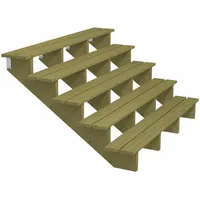 Plus Außentreppe Kiefer 5 Stufen 180 cm breit