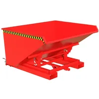 Bauer Südlohn Spänebehälter S4A 900, lackiert, Feuerrot