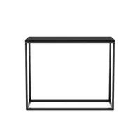 Möbel Kraft Konsolentisch 100x25x80 cm schwarz
