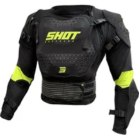 Shot Optimal 2.0 Protektorenjacke, schwarz-gelb, Größe XL für Männer