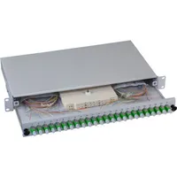 EFB B71533.12 Spleißbox E2000®-APC OS2 ausziehbar 12 Pigtails/12 Kuppl.
