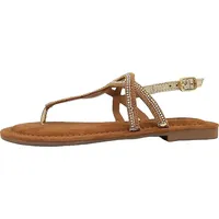 LAZAMANI Riemchen Sandalen, für Damen - Gold - 39