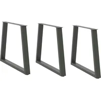 VidaXL Esstisch 70 x 73,3 cm anthrazit