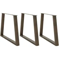 VidaXL Esstisch Beine V-Form 90 x 73,3 cm braun