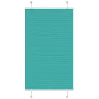 VidaXL Plissee Petrolgrün 80x150 cm Stoffbreite 79,4 cm Polyester