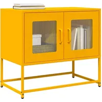 VidaXL TV-Schrank Senfgelb 68x39x60,5 cm Kaltgewalzter Stahl