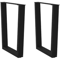 VidaXL Esstisch 70 x 73,3 x 70 cm schwarz