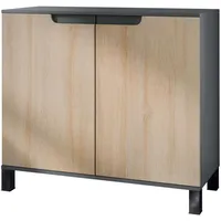 Vladon Kommode Sylt V3 (Moderner Küchenschrank, mit 2 großen