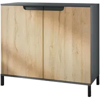 Vladon Kommode Sylt V3 (Moderner Küchenschrank, mit 2 großen