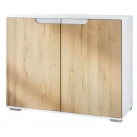 Vladon Kommode Sylt V3 (Moderner Küchenschrank, mit 2 großen