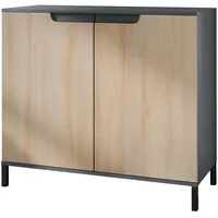 Vladon Kommode Sylt V3 (Moderner Küchenschrank, mit 2 großen