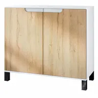 Vladon Kommode Sylt V3 (Moderner Küchenschrank, mit 2 großen