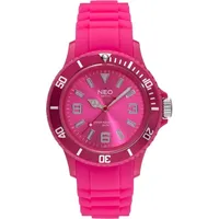 NEO watch Armbanduhr Kunststoff Hot Pink Nice-1 - N1-015