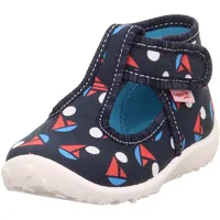 Superfit Spotty Hausschuh Dunkelblau/Mehrfarbig 8030, 20