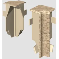 EGGER Innenecke Kubisch 6 cm Eiche Mittelbraun 2 Stück