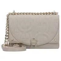 Aigner Diadora Umhängetasche Leder 20 cm beige