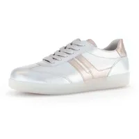 Gabor Sneaker low Effektleder", Damen, silber, | Gr.: 39