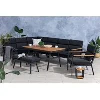 Gardissimo Nabari XL Set 4-tlg. Anthrazit/Braun