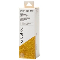 Cricuttm Joy Smart Iron-On Aufbügelfolie gold Effekt-Folie 13,9 x