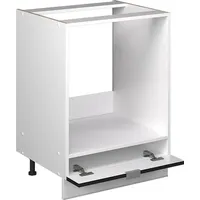 Vicco Herdumbauschrank Fame-Line Schwarz gestreift 60 cm ohne Arbeitsplatte