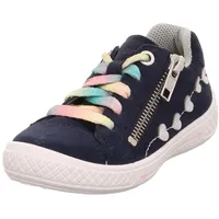 Superfit Mädchen Tensy Sneaker, Blau Rosa 8000, 33 EU