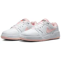 Nike Full Force Low Sportschuhe, White/Echo Pink-Bright Mango-Black, 35.5