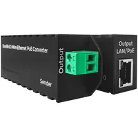 DoorBird Zubehör Gebäudesicherheit, 2-Draht Ethernet PoE+ Konverter A1072