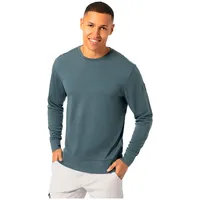 Super.natural Solution Bio Pullover - Turbulence Blue - L