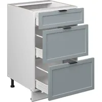 Vicco Küchenschränke Fame-Line Hellblau-Grau 50 cm ohne Arbeitsplatte