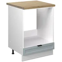 Vicco Herdumbauschrank Fame-Line 60 cm mit Arbeitsplatte Eiche