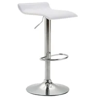 CLP Barhocker Dyn V2 Kunstleder weiß/chrom