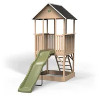 EXIT TOYS EXIT Panorama 500 Holzspielhaus mit Rutsche und