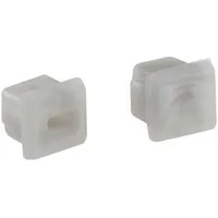 EVN Lichttechnik Silikon Endkappen 2er-Set FLAT6PAK-SET