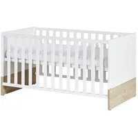 Paidi Babybett Remo 70 x 140 cm Dekor Weiß