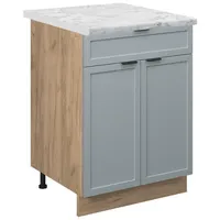 Vicco Küchenunterschrank Fame-Line 60 cm mit Schublade, AP Marmor,