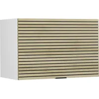 Vicco Regal, Küchenschränke Fame-Line Eiche gefräst 60 cm flach
